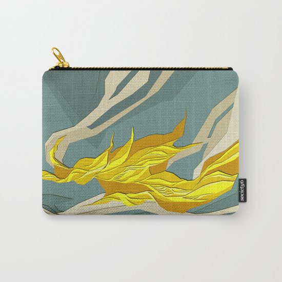 Abstract island Carry-All Pouch