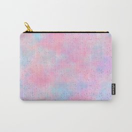 Artistic abstract magenta pink teal watercolor Carry-All Pouch