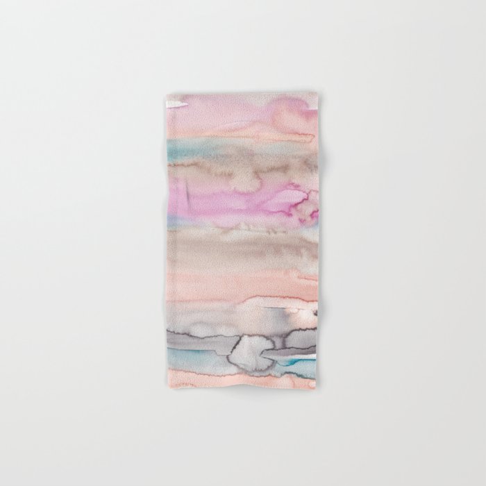 1   | Abstract Minimal Watercolor Painting | 191223 Hand & Bath Towel