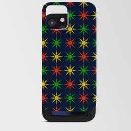 Bright & Bold Modern Sun Shine Star Pattern iPhone Card Case