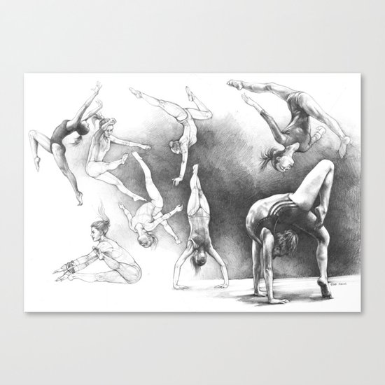 Gymnastics Canvas Print