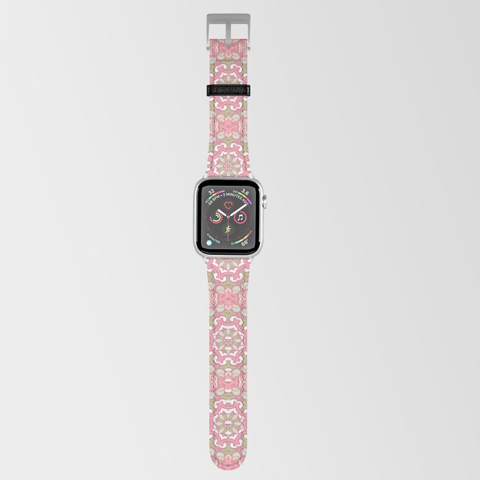 Soft Pink Medallions Apple Watch Band