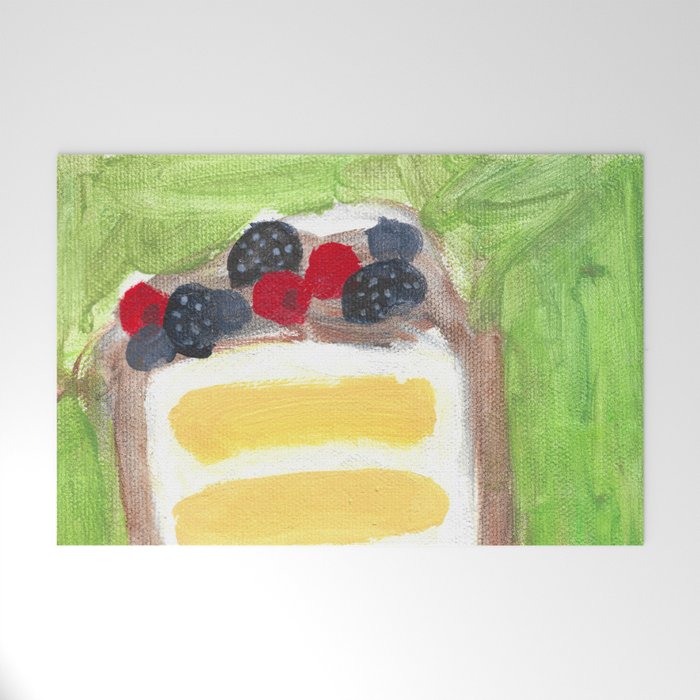 Berry Cake Welcome Mat