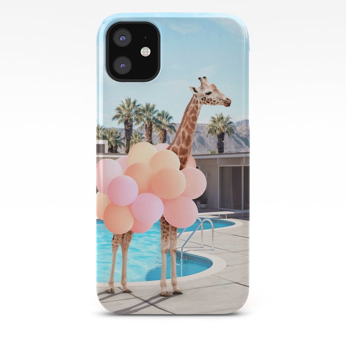 Giraffe Palm Springs iPhone Case
