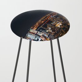 NYC Night Skyline | Photography in New York City Counter Stool