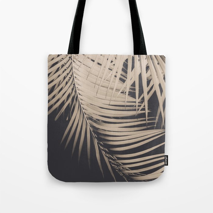 Palm Leaves Sepia Vibes #1 #tropical #decor #art #society6 Tote Bag