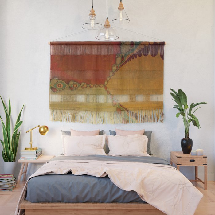 Southwestern Sunset 1 - copper ochre sienna olive gold orange