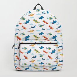 Cute plane pattern Backpack