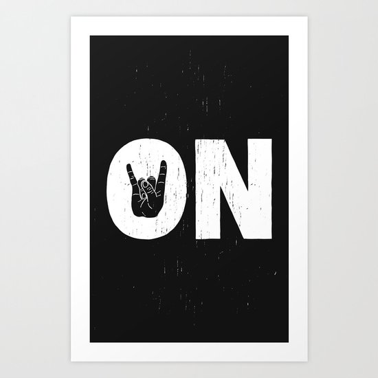 Rock On Art Print