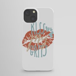 Funny Southern Sayings Expressions and Slang Kiss My Grits iPhone Case