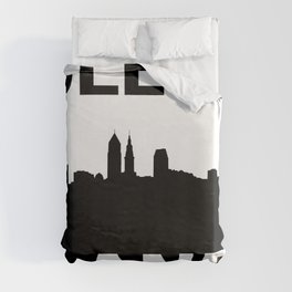 CLEVELAND SKYLINE Duvet Cover