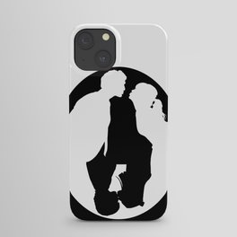 Pushing Daisies silhouette kiss iPhone Case