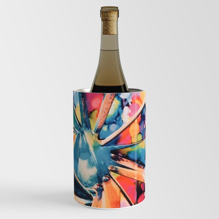 Kaleidoscopic Abstract Wine Chiller