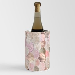MERMAID SHELLS - CORAL ROSEGOLD Wine Chiller