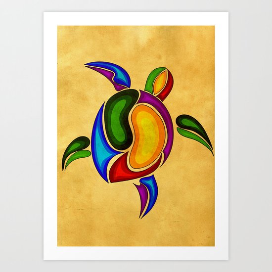 Turtle Art Print