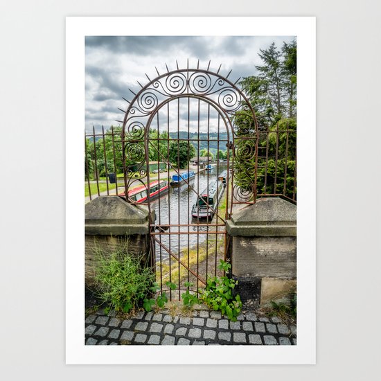 Rusty Gate Art Print