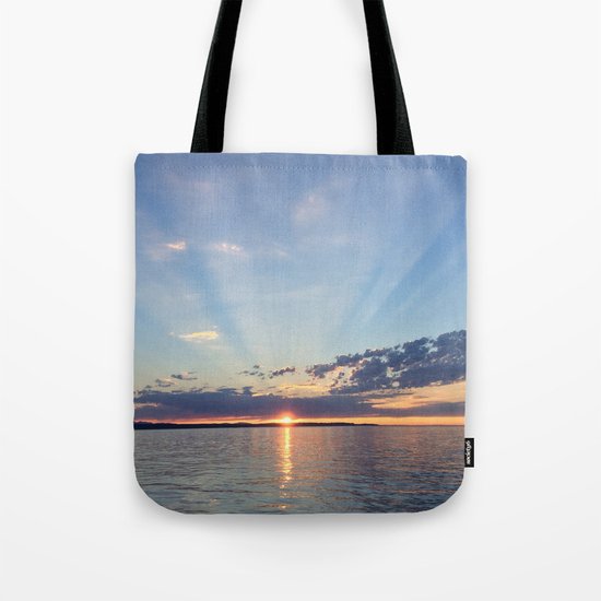 A Seattle Sunset Tote Bag