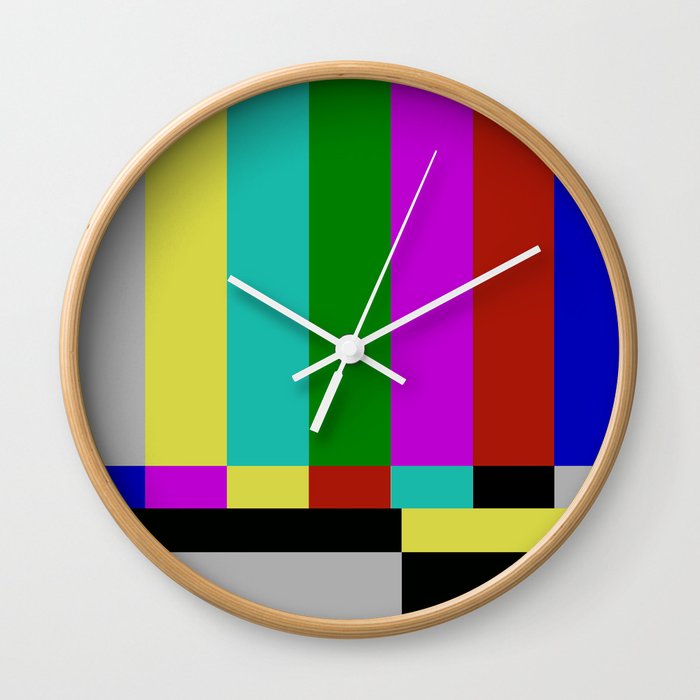STATIC TV Wall Clock
