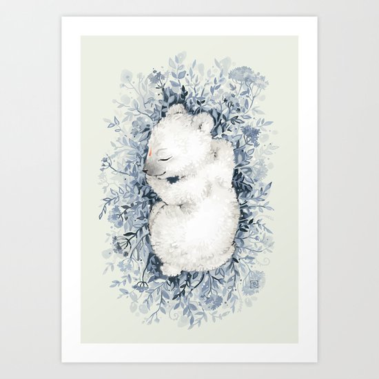 Polar Slumber Art Print