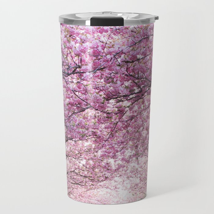 Sakura tree street Travel Mug