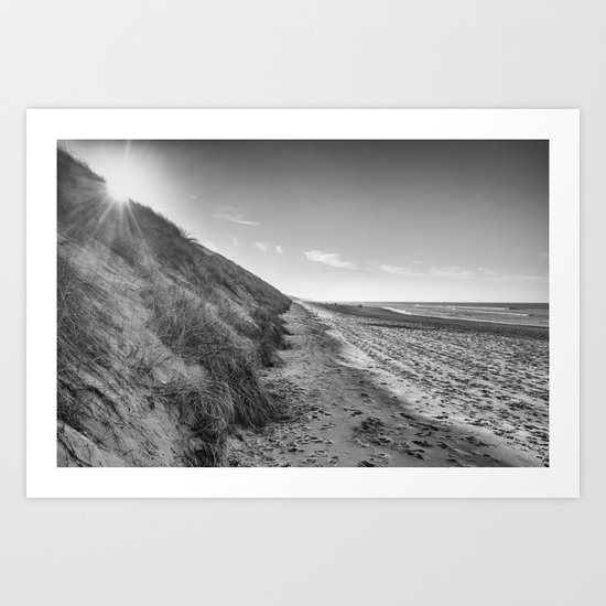 Beach Touquet Art Print