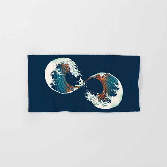 The Wave is forever Hand & Bath Towel