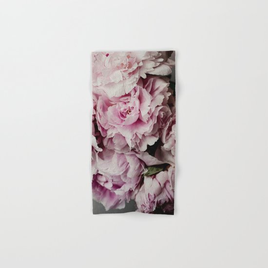 Pink Peony Hand & Bath Towel