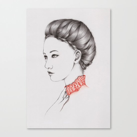 Lace Canvas Print