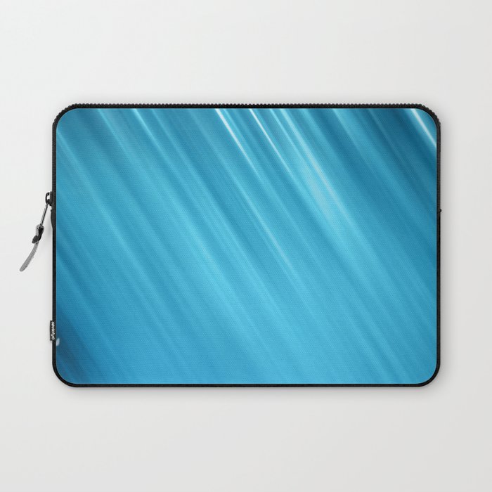 Underwater blue background Laptop Sleeve