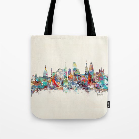 london city skyline Tote Bag