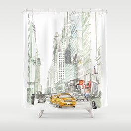 New York City Taxi Shower Curtain