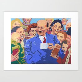 The Arrival of Clem Atlee Art Print