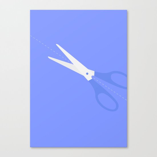#40 Scissors Canvas Print