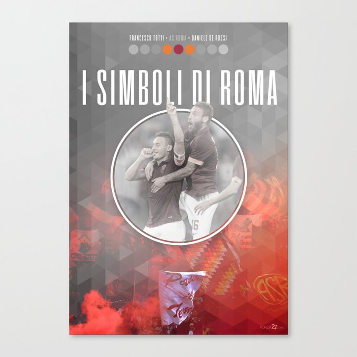 I Simboli di Roma Canvas Print