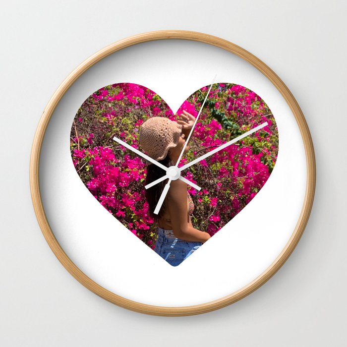 Heart Girl Wall Clock