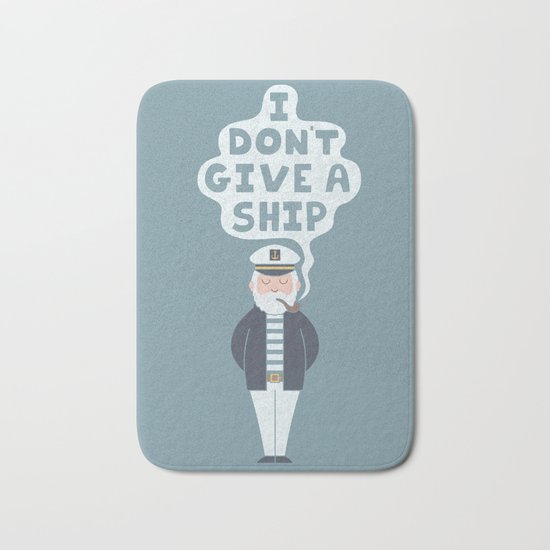 Indifferent Captain Bath Mat