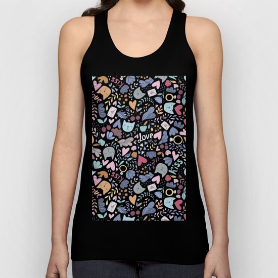 Cats in love Unisex Tank Top
