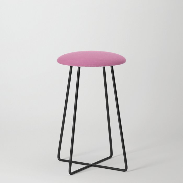 Real Raspberry Pink Counter Stool