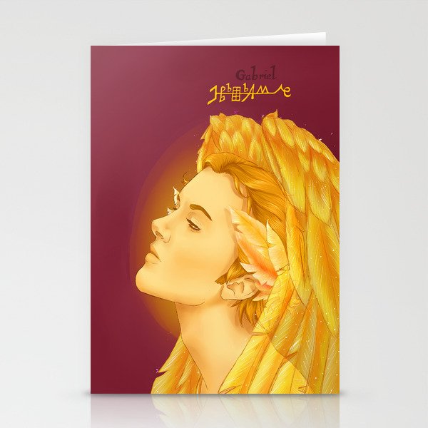 The Angel of Monday Stationery Cards