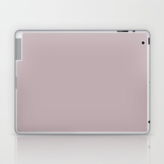 Pale Purple Solid Color - Patternless Pairs Pantone 2022 Popular Color Burnished Lilac 15-1905 Laptop & iPad Skin
