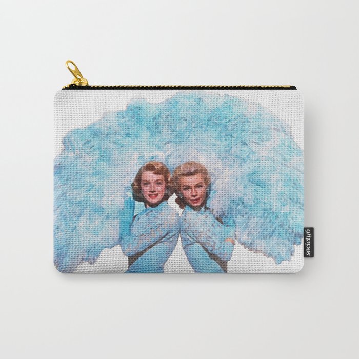 Sisters - White Christmas - Watercolor Carry-All Pouch