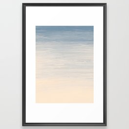 Ocean Waves Abstract Painting Framed Art Print