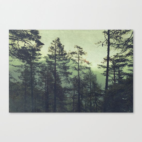the wind was the only sound Canvas Print