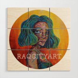 RaqCityArt Logo Wood Wall Art