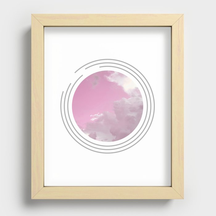 Sky Sphere Recessed Framed Print