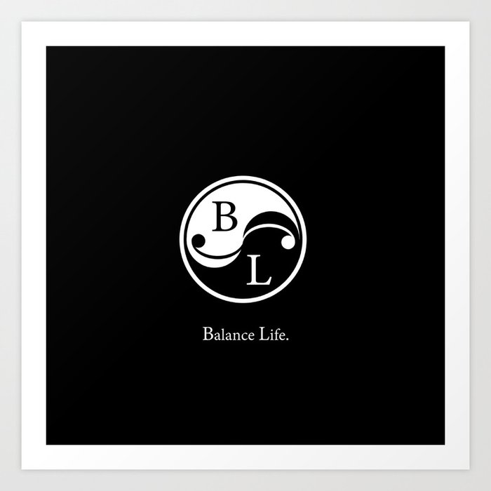 Balance Life Art Print