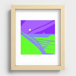 FABLE: PELICAN AND THE WHALE Recessed Framed Print