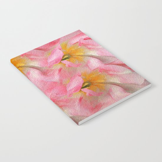 Fancy Painted Tulips Notebook