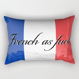 FRENCH AS FUCK Rectangular Pillow