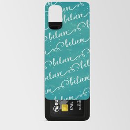 Believe in Blue Android Card Case